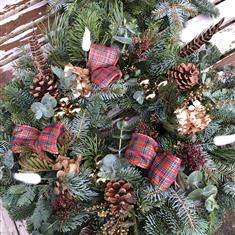 Christmas Grave Wreath